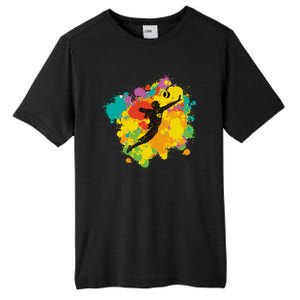 Basketball Player Colorful Tall Fusion ChromaSoft Performance T-Shirt