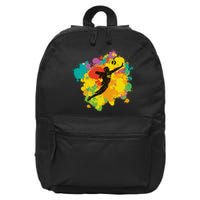 Basketball Player Colorful 16 in Basic Backpack