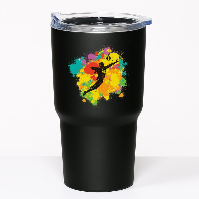 Basketball Player Colorful Tumbler