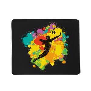 Basketball Player Colorful Mousepad