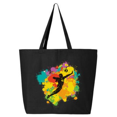 Basketball Player Colorful 25L Jumbo Tote