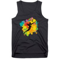 Basketball Player Colorful Tank Top