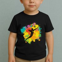 Basketball Player Colorful Toddler T-Shirt