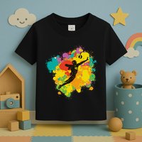 Basketball Player Colorful Toddler T-Shirt