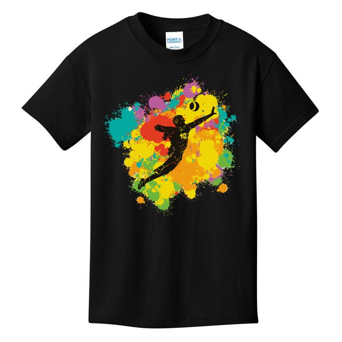 Basketball Player Colorful Kids T-Shirt