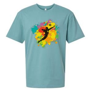 Basketball Player Colorful Sueded Cloud Jersey T-Shirt