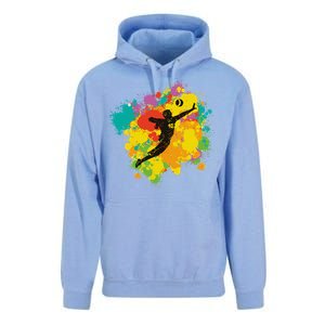 Basketball Player Colorful Unisex Surf Hoodie