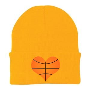 Basketball Shaped Heart Knit Cap Winter Beanie