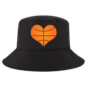 Basketball Shaped Heart Cool Comfort Performance Bucket Hat