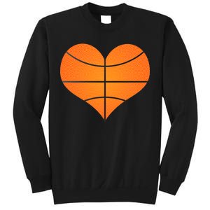 Basketball Shaped Heart Sweatshirt