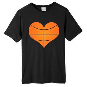 Basketball Shaped Heart Tall Fusion ChromaSoft Performance T-Shirt