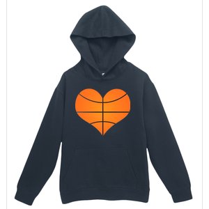 Basketball Shaped Heart Urban Pullover Hoodie