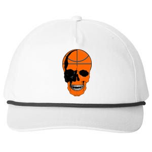 Basketball Skeleton Bone Skull Snapback Five-Panel Rope Hat