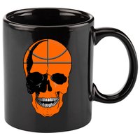 Basketball Skeleton Bone Skull 11oz C Handle Ceramic Mug