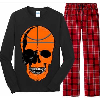 Basketball Skeleton Bone Skull Long Sleeve Pajama Set