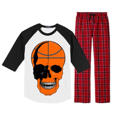 Basketball Skeleton Bone Skull Raglan Sleeve Pajama Set