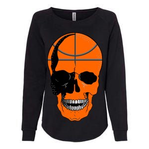 Basketball Skeleton Bone Skull Womens California Wash Sweatshirt