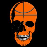 Basketball Skeleton Bone Skull Baby Bodysuit