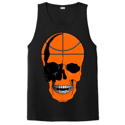 Basketball Skeleton Bone Skull PosiCharge Competitor Tank