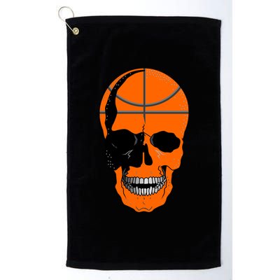 Basketball Skeleton Bone Skull Platinum Collection Golf Towel