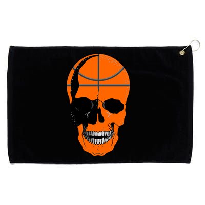 Basketball Skeleton Bone Skull Grommeted Golf Towel