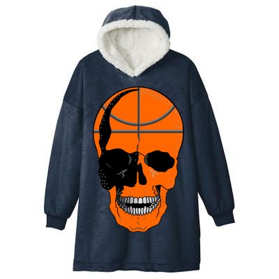 Basketball Skeleton Bone Skull Hooded Wearable Blanket