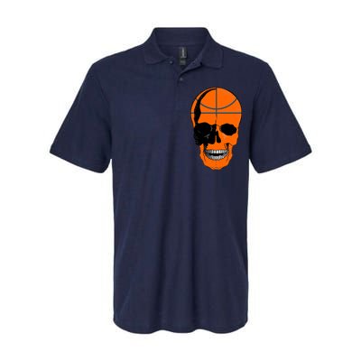 Basketball Skeleton Bone Skull Softstyle Adult Sport Polo