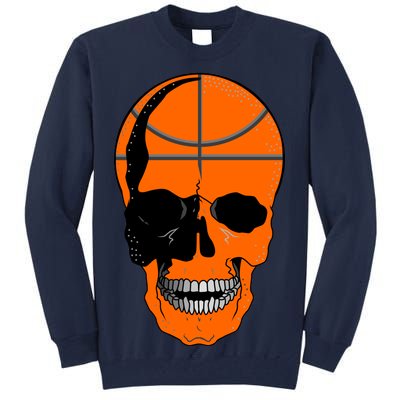 Basketball Skeleton Bone Skull Tall Sweatshirt