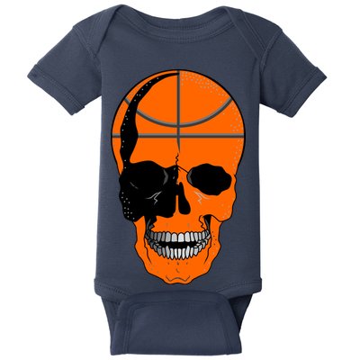 Basketball Skeleton Bone Skull Baby Bodysuit