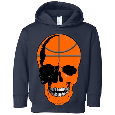 Basketball Skeleton Bone Skull Toddler Hoodie