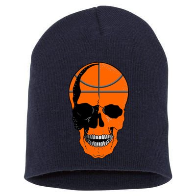 Basketball Skeleton Bone Skull Short Acrylic Beanie