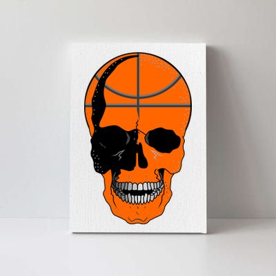 Basketball Skeleton Bone Skull Canvas