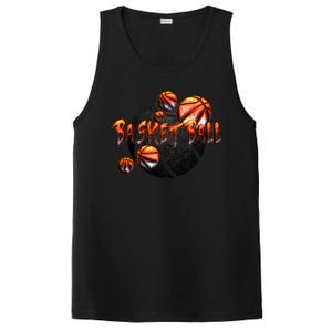 Basketball Stone Logo PosiCharge Competitor Tank