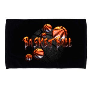 Basketball Stone Logo Microfiber Hand Towel