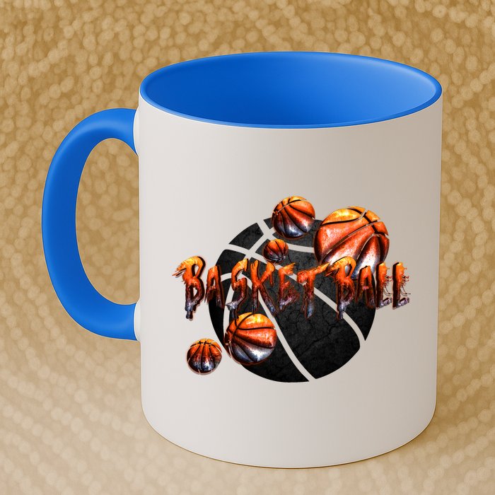 Basketball Stone Logo Mug