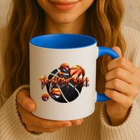Basketball Stone Logo Mug