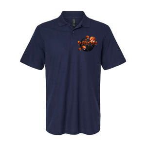 Basketball Stone Logo Softstyle Adult Sport Polo