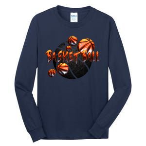 Basketball Stone Logo Tall Long Sleeve T-Shirt