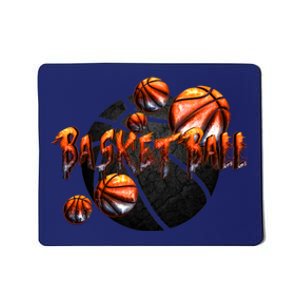 Basketball Stone Logo Mousepad