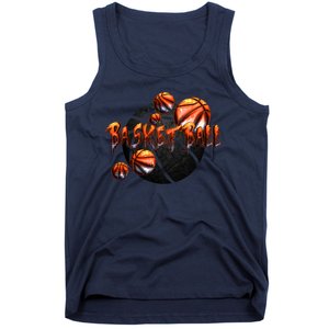 Basketball Stone Logo Tank Top