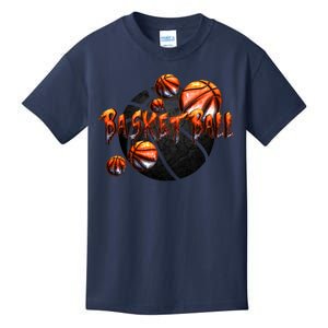 Basketball Stone Logo Kids T-Shirt