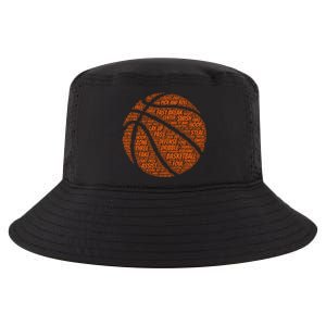 Basketball Word Text Art Cool Comfort Performance Bucket Hat