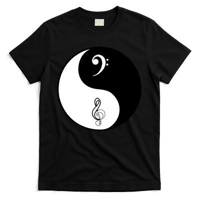 Bass & Treble Yin Yang Signs T-Shirt