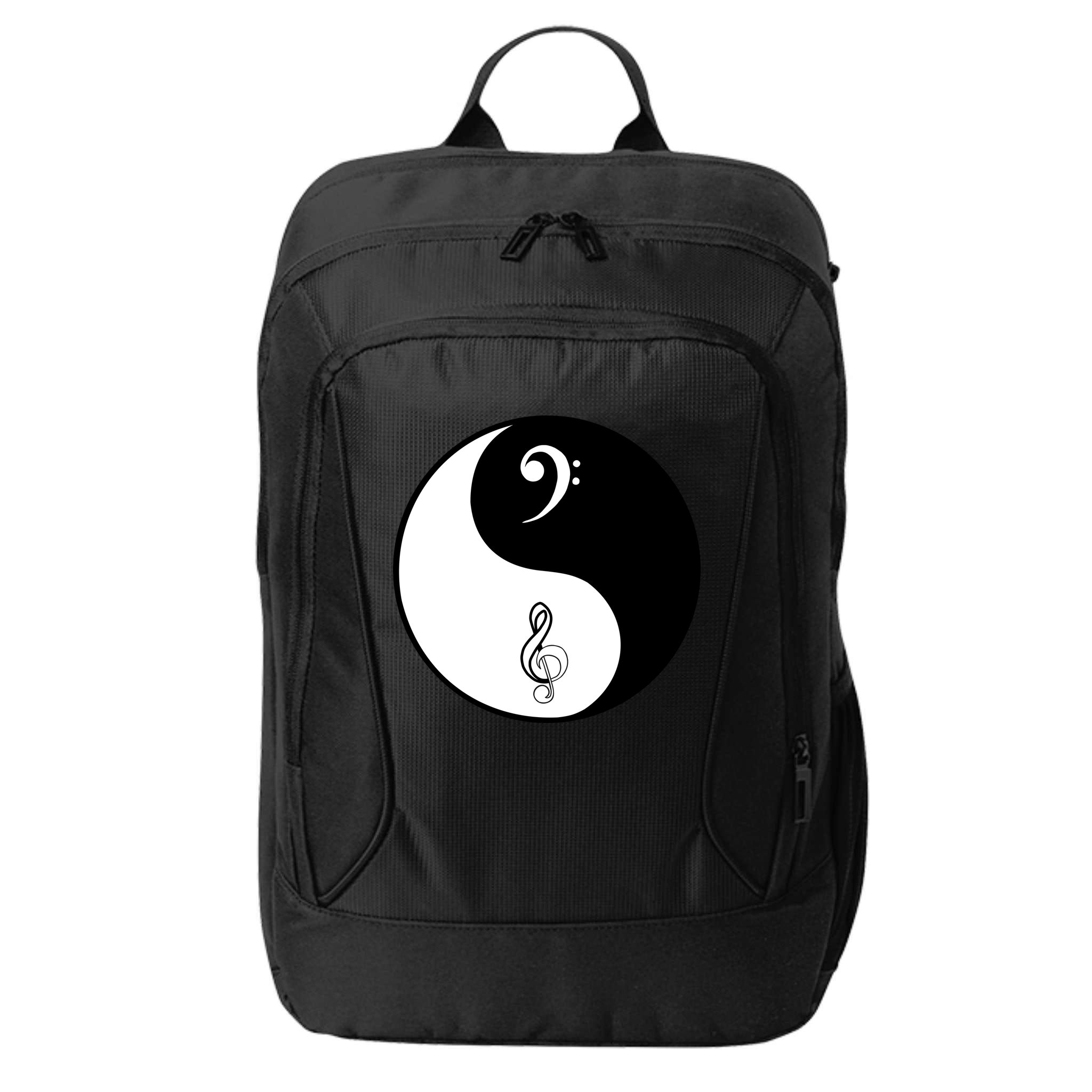 Bass & Treble Yin Yang Signs City Backpack