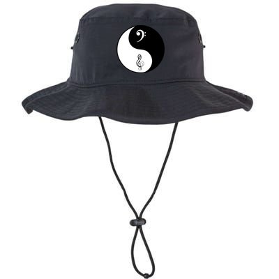 Bass & Treble Yin Yang Signs Bucket Hat