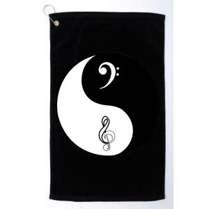 Bass & Treble Yin Yang Signs Platinum Collection Golf Towel