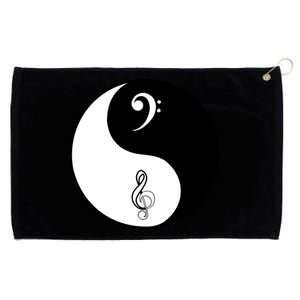 Bass & Treble Yin Yang Signs Grommeted Golf Towel