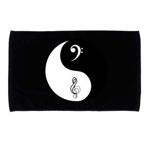 Bass & Treble Yin Yang Signs Microfiber Hand Towel