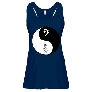 Bass & Treble Yin Yang Signs Ladies Essential Flowy Tank