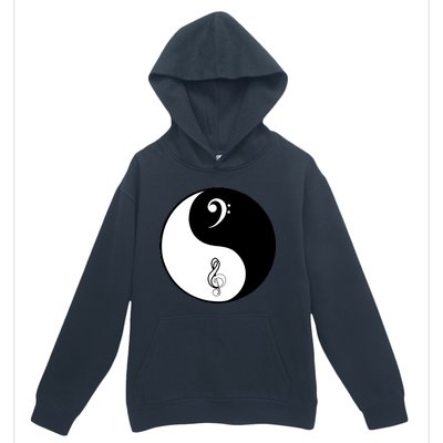 Bass & Treble Yin Yang Signs Urban Pullover Hoodie